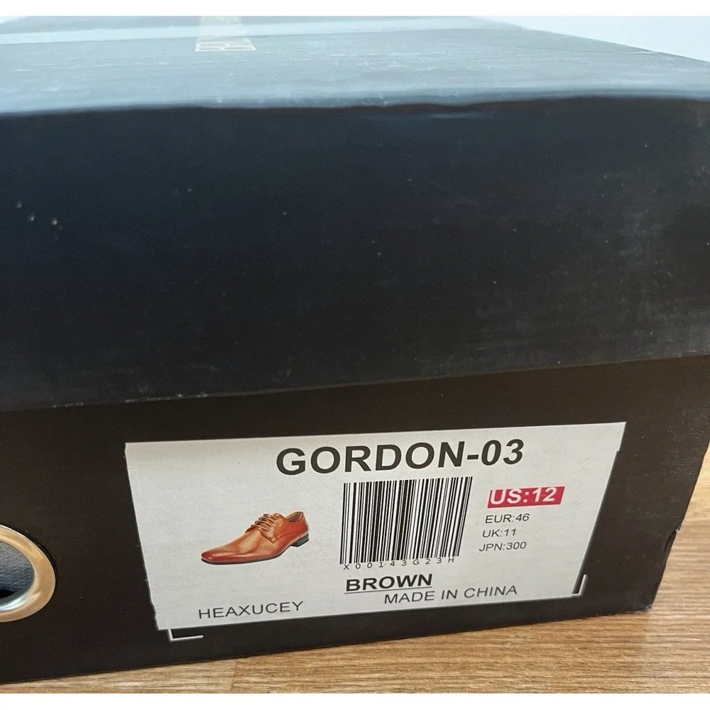 Bruno Marc Gordon Brown Dress Shoes Lace Up Men's Size 12 NEW